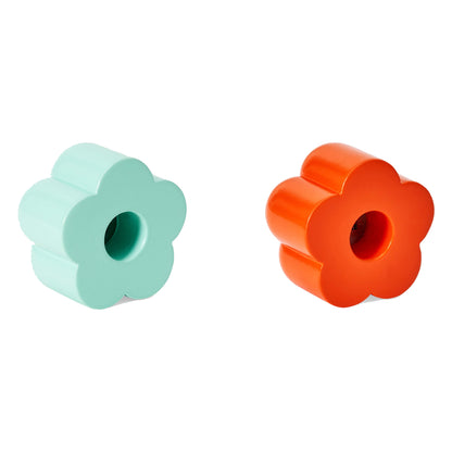 Poppy Candle And Incense Holder (Set of 2)
