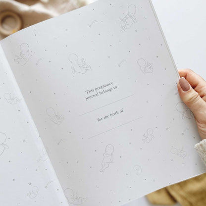 My Pregnancy Journal - White with Gilded Edges Diary