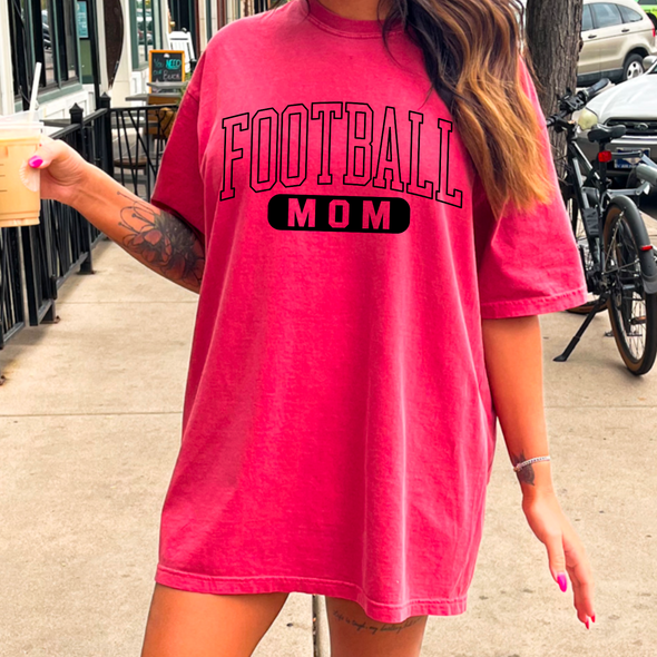 Football Mom Graphic T-Shirt