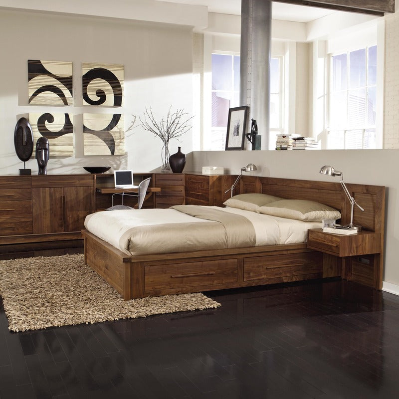 Moduluxe Storage Bed with Panel Headboard