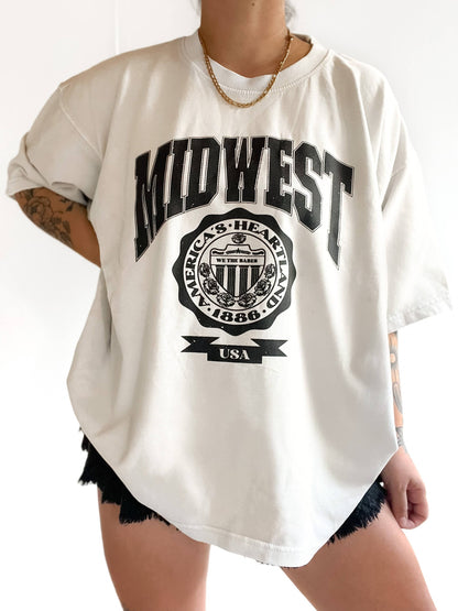 Midwest Vibes Aesthetic Graphic Tee