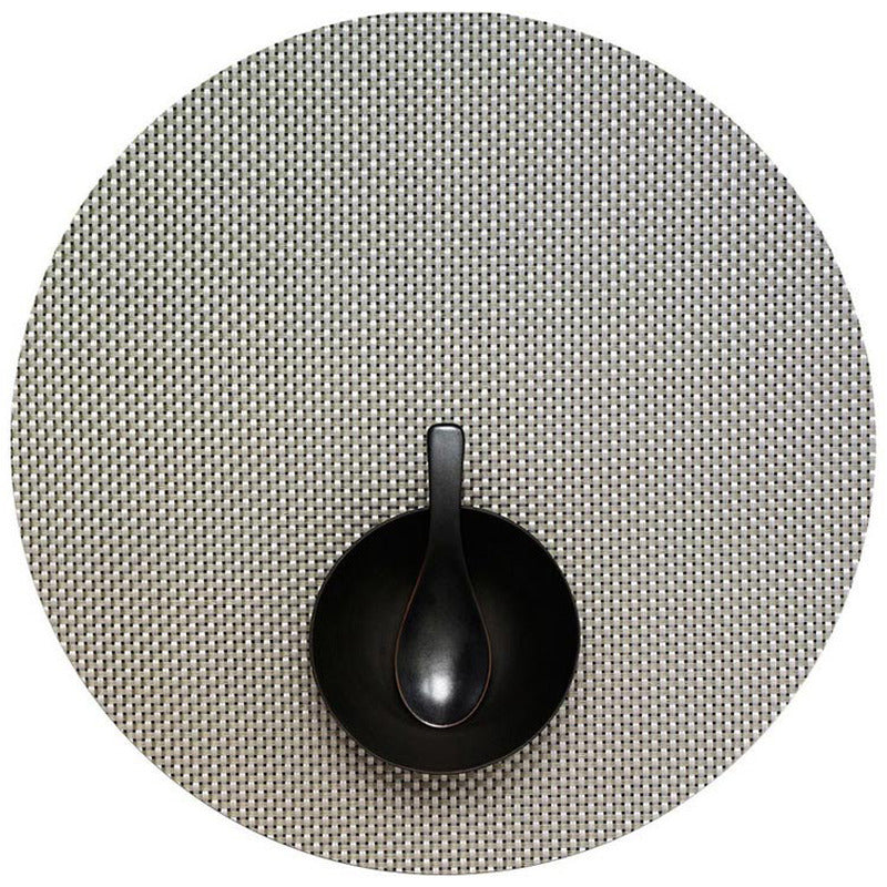 Basketweave Round Placemat (Set of 4)