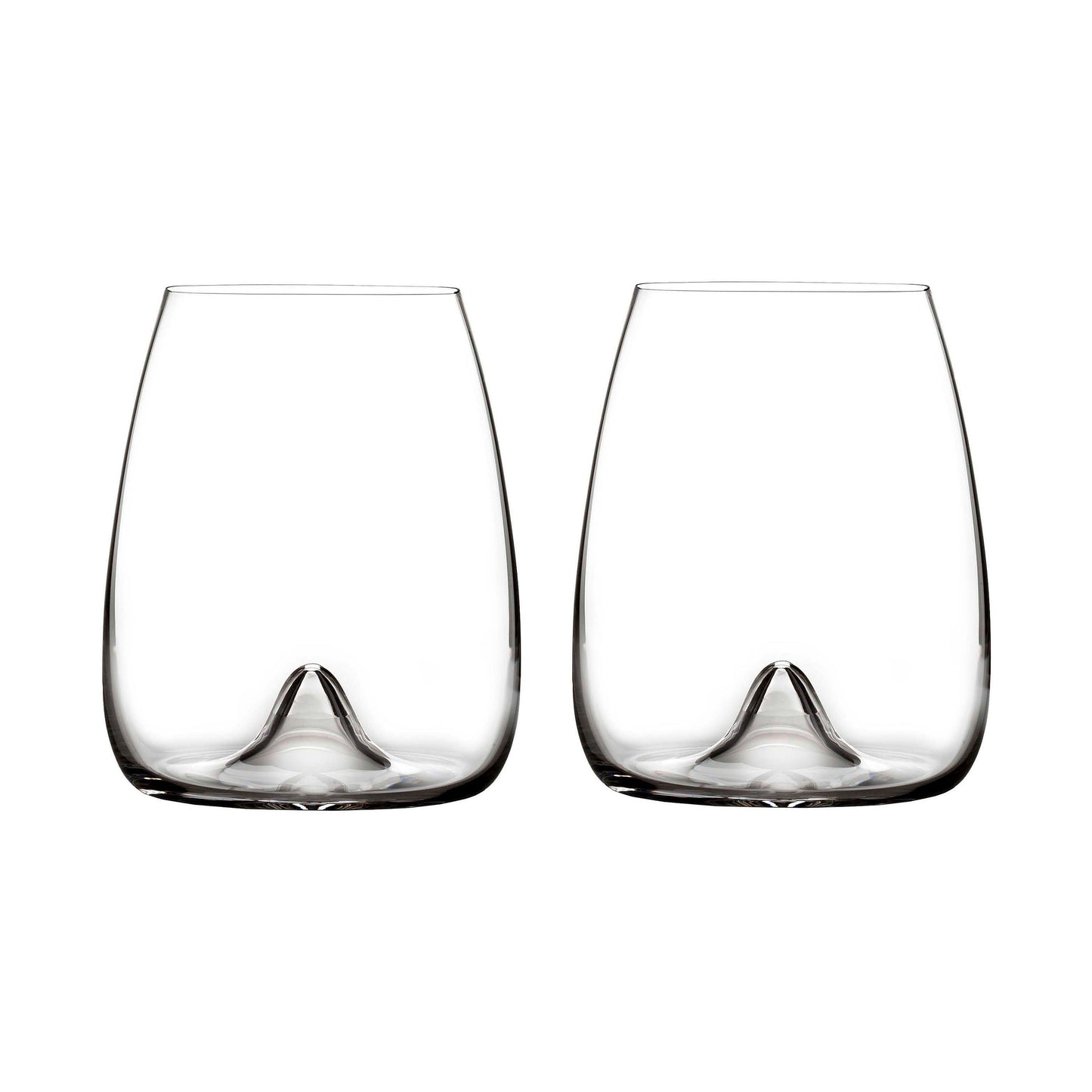 Elegance Stemless Wine Glasses (Set of 2)