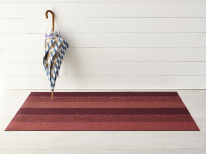Marbled Stripe Shag Floormat