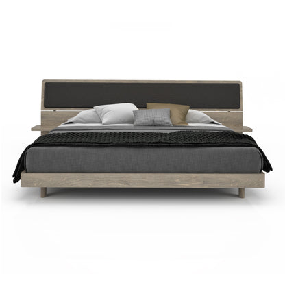 Alma Upholstered Bed with Extended Headboard