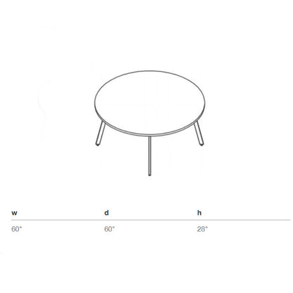 Rockwell Unscripted Round Easy Table