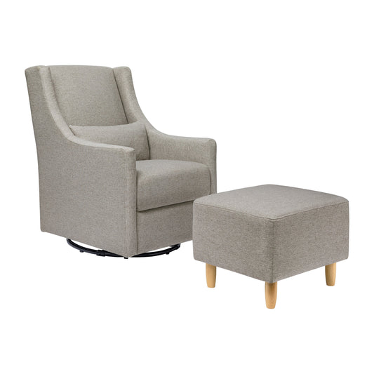 Toco Swivel Glider and Stationary Ottoman