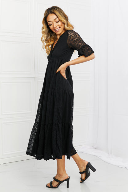 Enchanting Lace Affair: Lace Tiered Dress