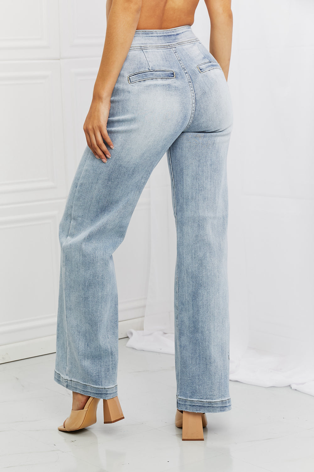 The Luisa: Wide Flare Jeans