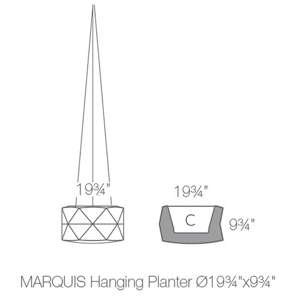 Marquis Hanging Planter