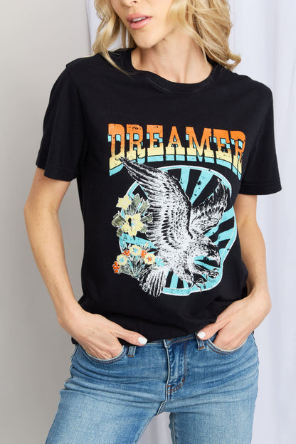 The Alora: 'Dreamer' Graphic T-Shirt by mineB