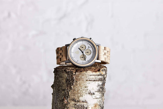 The White Cedar - Handmade Natural Wood Wristwatch