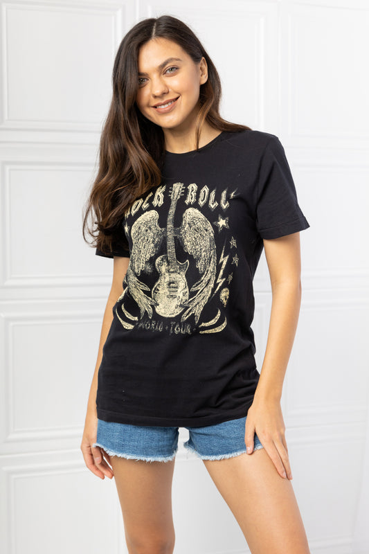 The Meadow: 'Rock & Roll' Graphic Tee by mineB