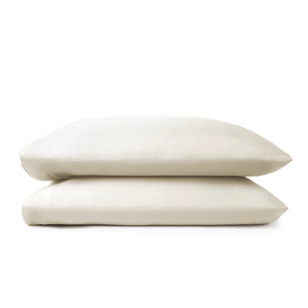 Premium Bamboo Viscose Pillowcase Set in Cream