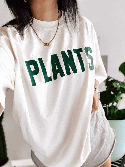 Plant Lady Greenery Enthusiast Ivory Graphic Tee