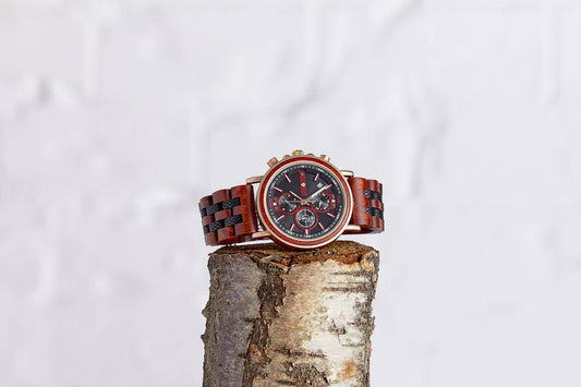 The Redwood - Handmade Natural Wood Wristwatch