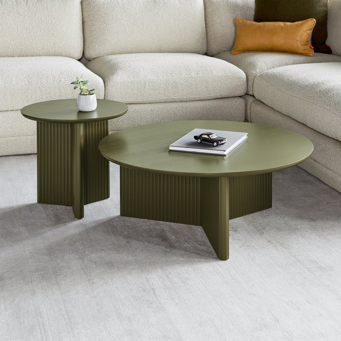 Odeon Side & Coffee Table