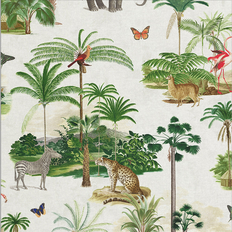 Tropique Zoo Wallpaper