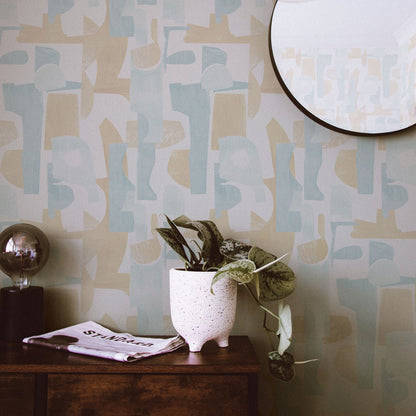 Geo Composition Removable Wallpaper