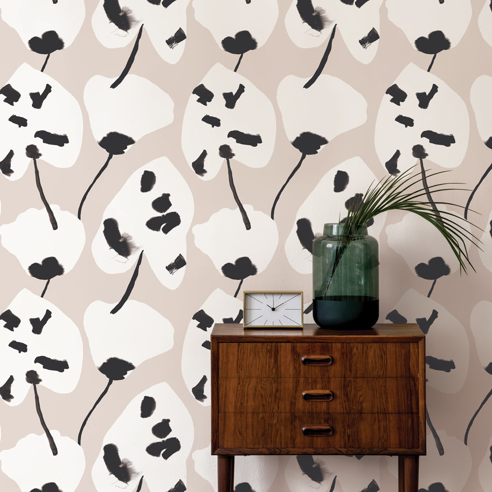 Painted Palm Removable Wallpaper