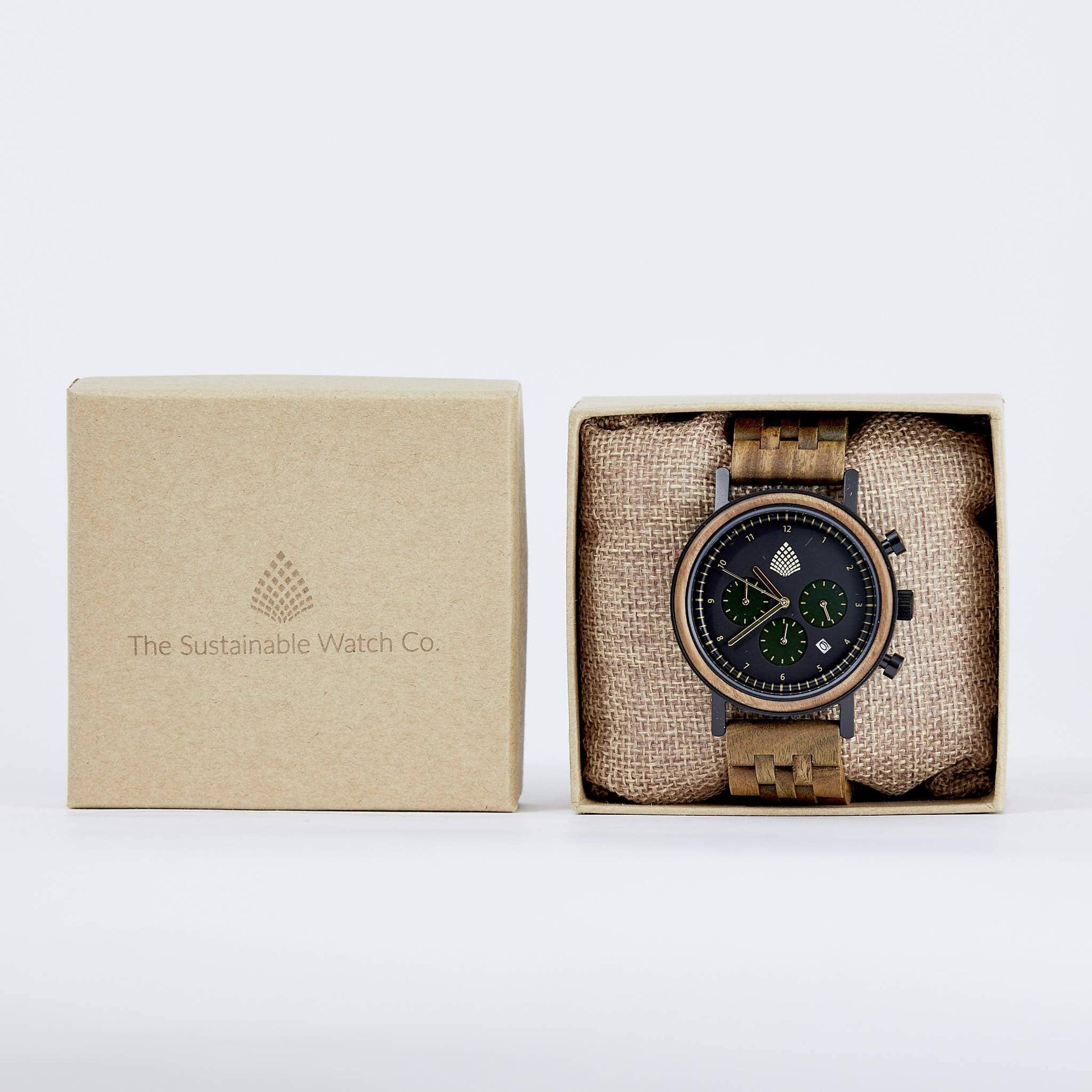 "The Cedar" Handmade Natural Cedar Wood Wristwatch - Athens and Company - The Sustainable Watch Company