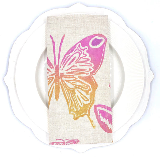 Butterfly Linen Napkin (Set of 4)