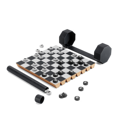 Rolz Chess and Checker Set