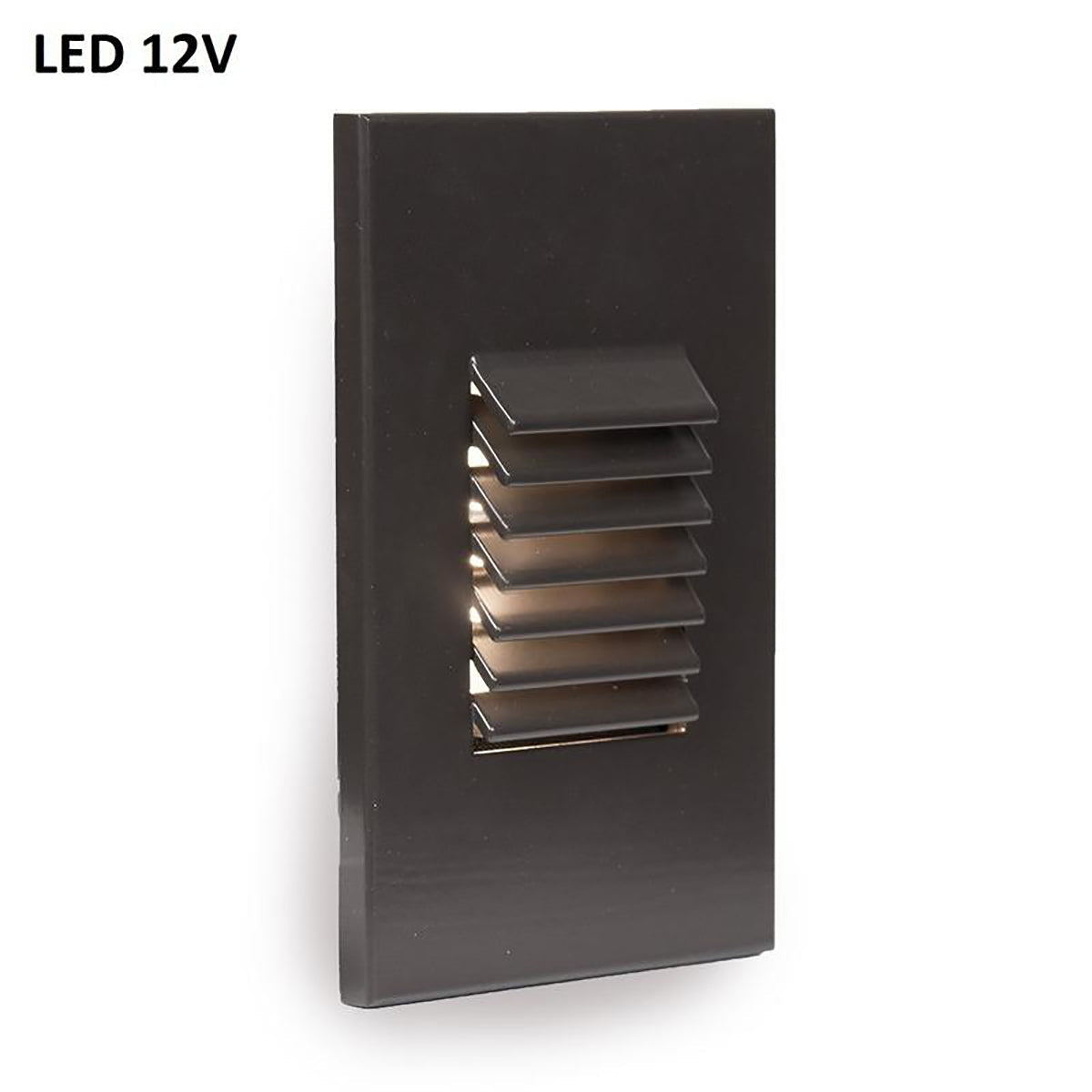 Low Voltage 4061 Vertical Louvered Step and Wall Light
