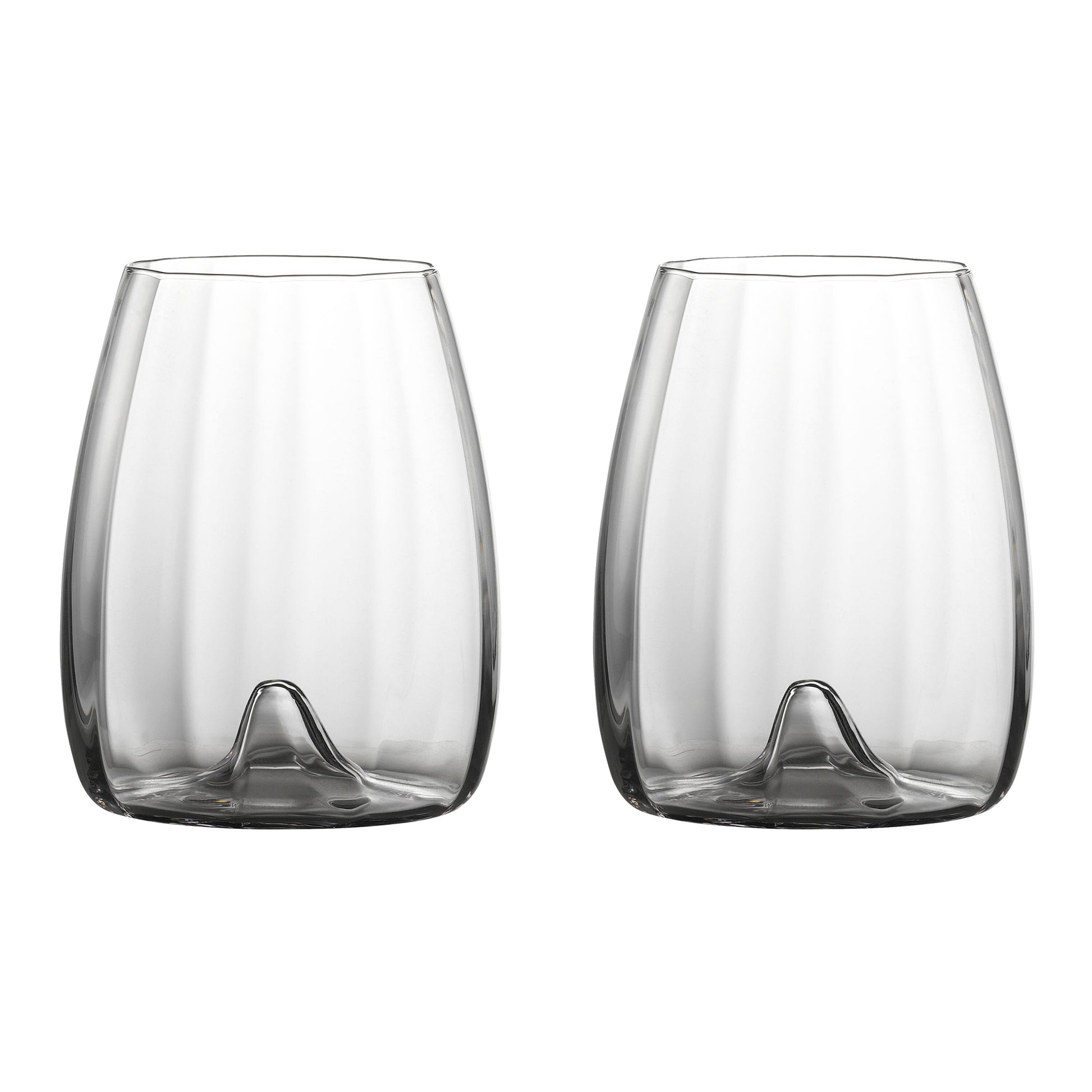 Waterford Set of 2 Lismore Nouveau Stemless Red Wine Glasses